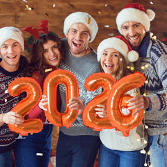 KALOR 2026 backdrop with shimmering orange numbers