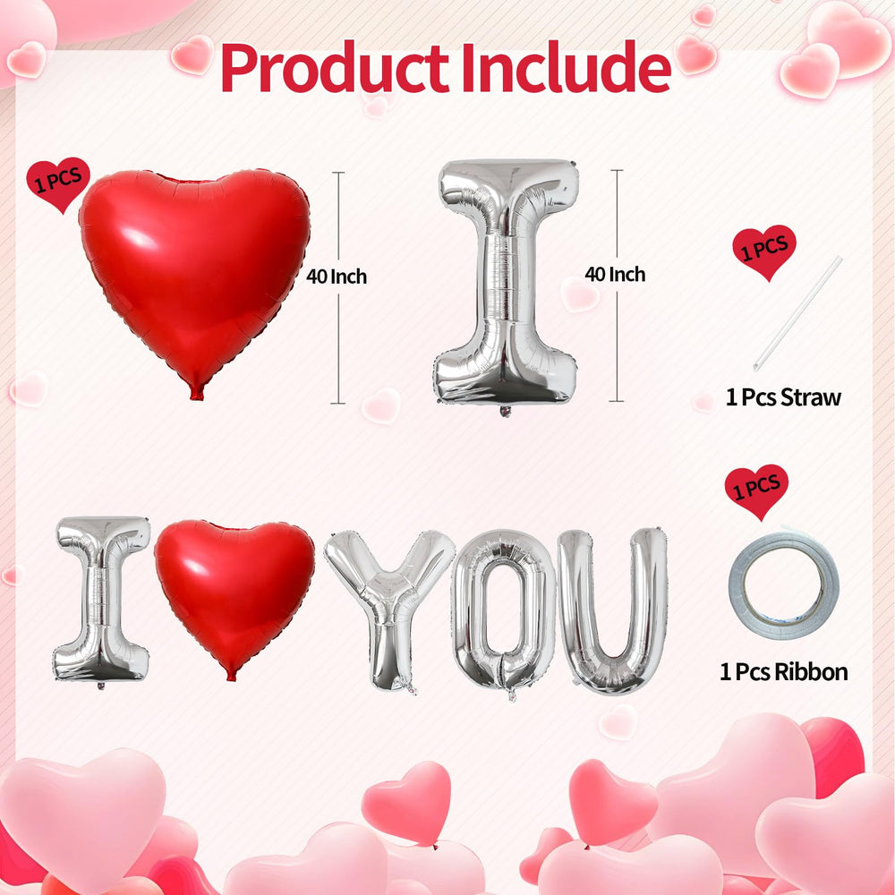 Kalor red-heart foil balloon 42 inch; vibrant focal point for weddings and anniversaries.