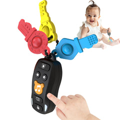 KALUYA Baby Keys Toy features play buttons for pretend play and exploration.