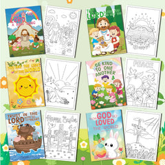 Kalysky Bible coloring book kid-friendly portable set for on-the-go fun.