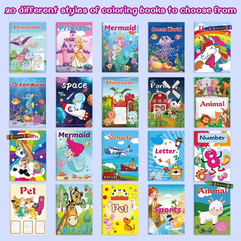 Kalysky coloring books variety shows themes ideal for classroom centers