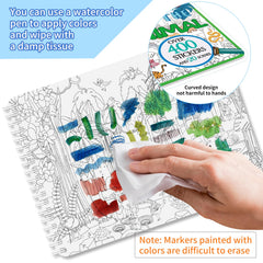 Kalysky Find The Animal Sticker Book 20 coloring pages inviting creative coloring