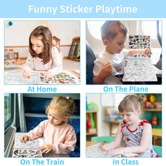 Kalysky Find The Animal Sticker Book ideal travel activity for kids in car