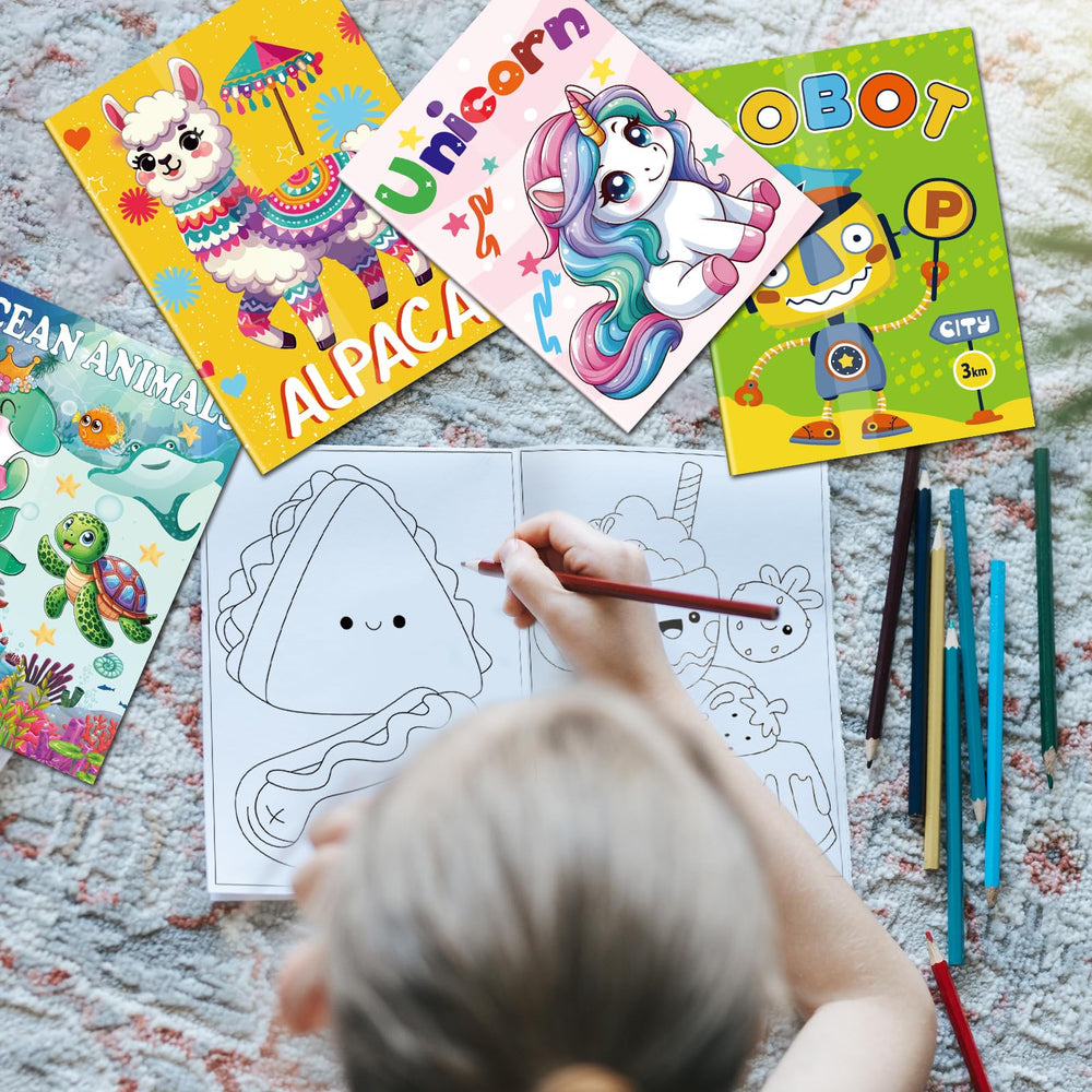 Kalysky mini coloring book insect world encourages color recognition and patience