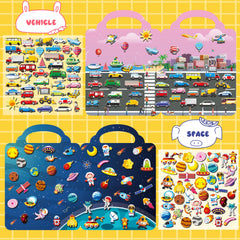 Kalysky Puffy Sticker Books Wild Animals theme encourages imaginative storytelling.