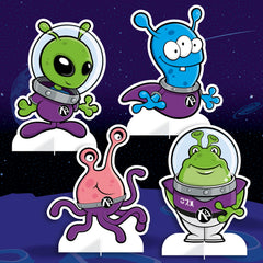 Kangaroo alien stickers add a playful, collectible touch to valentines.