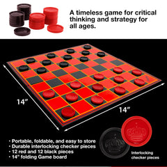 Kangaroo checkers board 24 pieces initial setup for family play