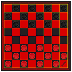 Kangaroo foldable cardboard checkers highlights lightweight storage option