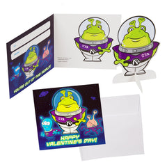 Kangaroo space designs offer a fun, gender-neutral Valentine option.