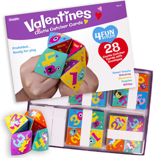 Kangaroo valentines cootie catcher designs spark classroom fun for kids