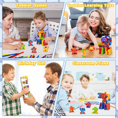 Kannove Alphabots versatile play modes encourage independent practice and group challenges.