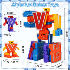Kannove Alphabots mega robots cluster illustrating teamwork-inspired STEM exploration.