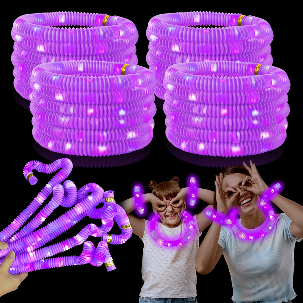 Kannove purple glow sticks for vibrant party lighting and parades