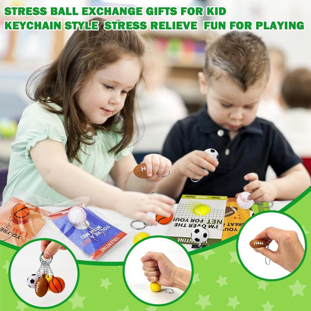 Kannove baseball stress ball keychain fun classroom gift