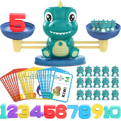 Kaodezhu dinosaur balance toy with colorful weights supports early math exploration