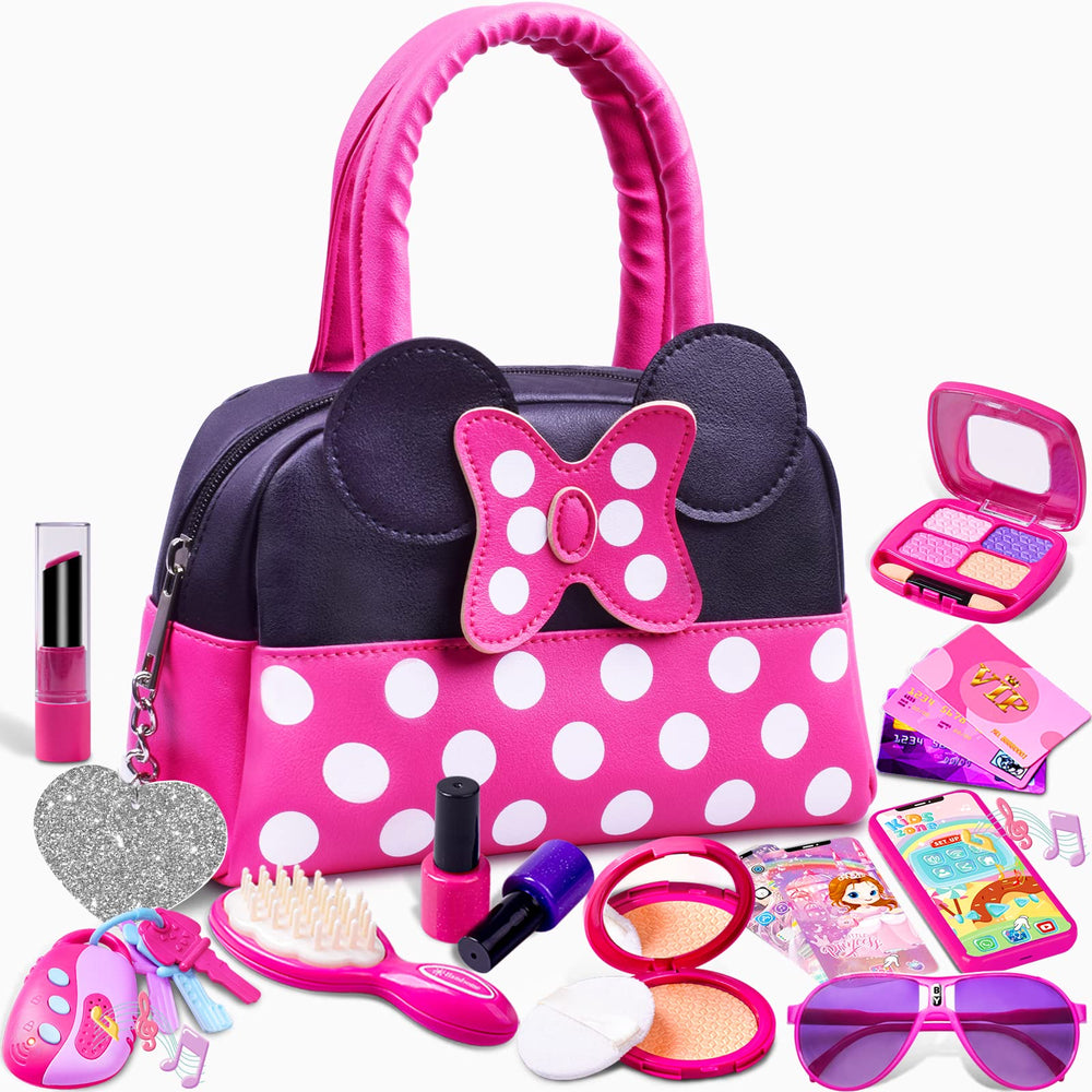 Kaodezhu pretend purse for little girls – colorful dress-up play.