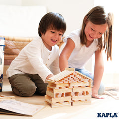KAPLA creative ideas book included to inspire new projects.