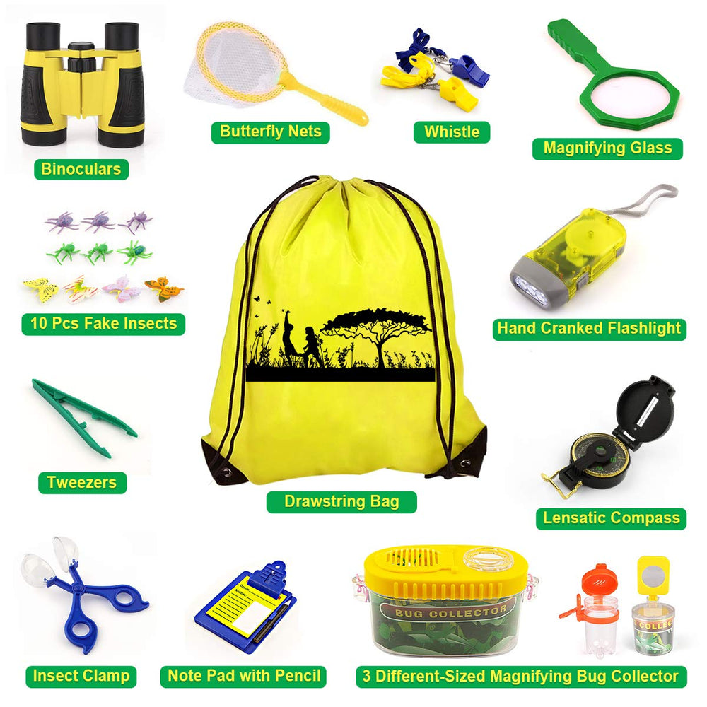 Kaqinu Explorer Kit butterfly net captures bright moments of nature for safe observation