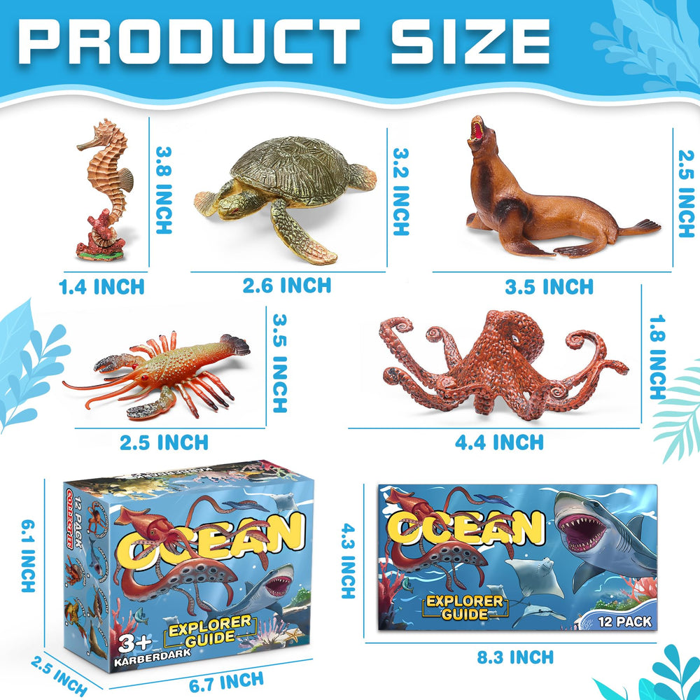 KarberDark bottlenose dolphin figure, perfect for storytelling and tactile learning.