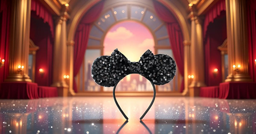KARETT Kids and Women Mouse Ears Headband, stretchy fit for easy wear.