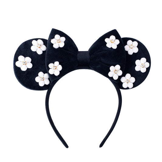 KARETT Mouse Ears Headband sparkle close-up for party fun