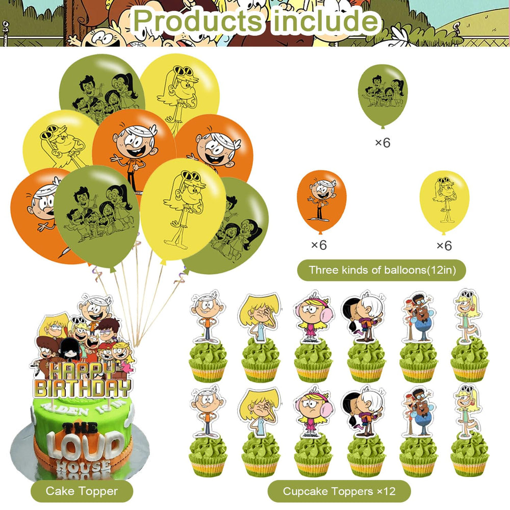 Karg Loud House balloons bring festive color and height to your celebration.