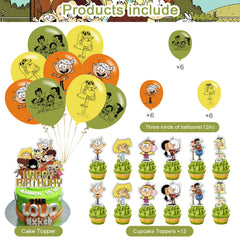 Karg Loud House balloons bring festive color and height to your celebration.