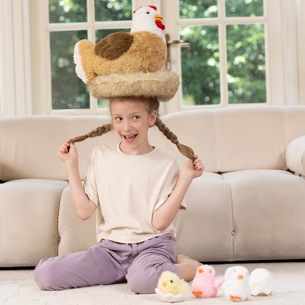 Karister bright felt eggs for imaginative egg-hunt moments