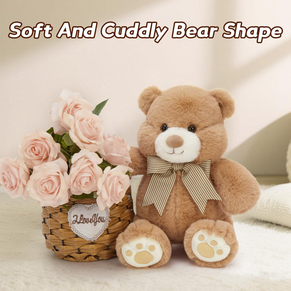 Karister Teddy Bear serves as a desk companion for calm focus.