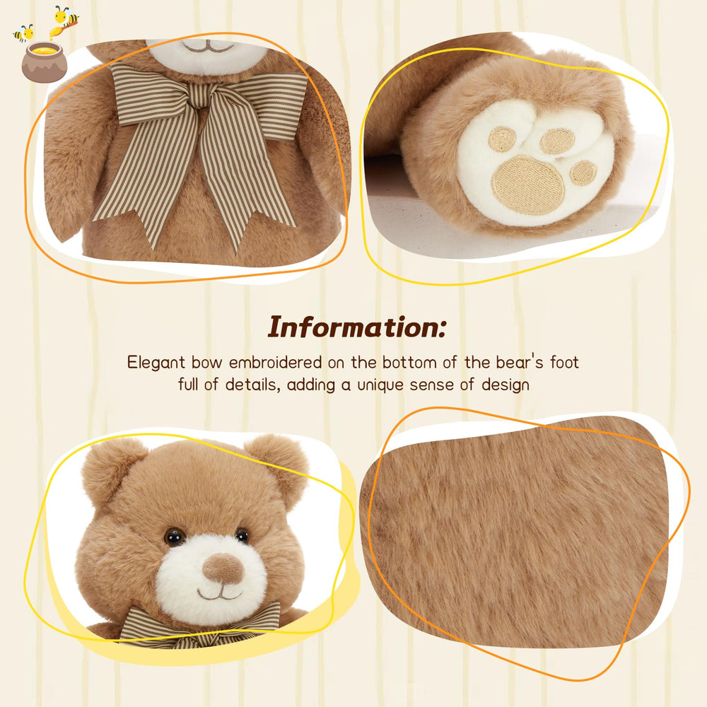 Karister Teddy Bear snug and ready for cozy moments and storytelling.