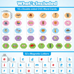 KASFALCI foam magnets are lightweight and safe for classroom or home use.