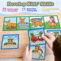 Kasfalci Sequencing Cards provide 12 stories for varied storytelling practice.