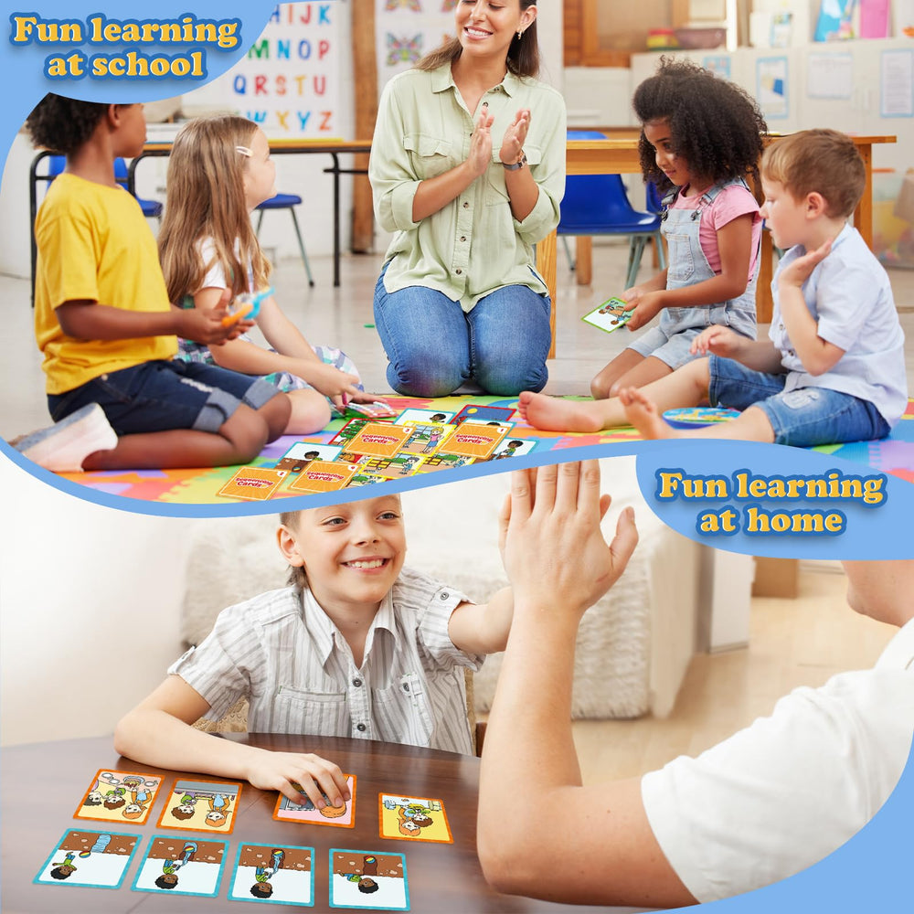 Kasfalci Sequencing Cards support learning through play and social skills.