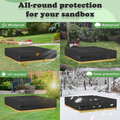 Kasla Sandbox Cover 500D Oxford cloth detail demonstrates durability.