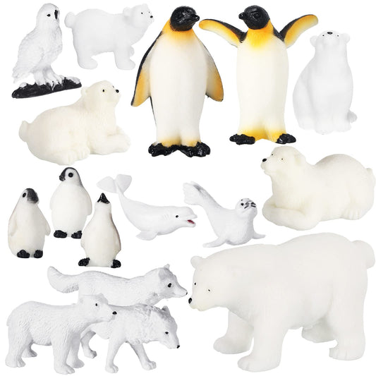 Kasyat polar bear figurine for table decor and party displays