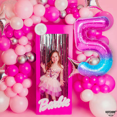 Exclusive backdrop enhances cakes, gifts, and desserts at celebrations.