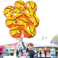 KatchOn basketball balloon arch-ready decoration creates dramatic sports backdrops.