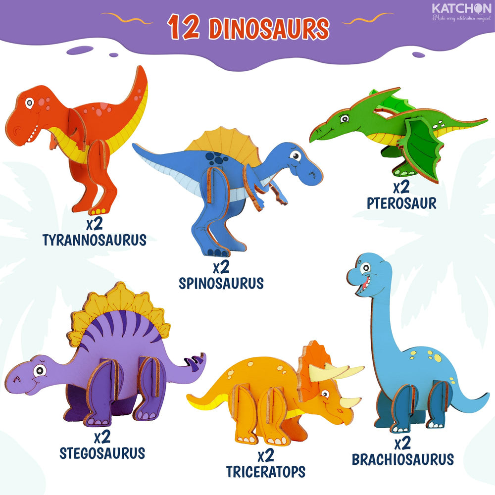 KatchOn dinosaur paints vivid colors – non-toxic hues for bright kid-friendly art.
