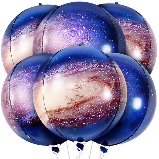 KatchOn galaxy balloons 22inch planet-foil β vibrant decor for space-themed celebrations.