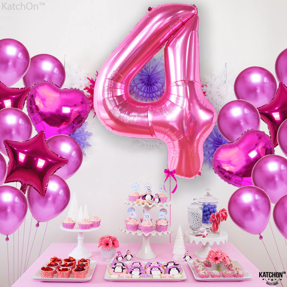 KatchOn hot pink balloon offers reusable decor after deflation