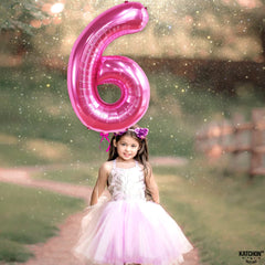 KatchOn pink birthday party setup perfect for photos and decorations.