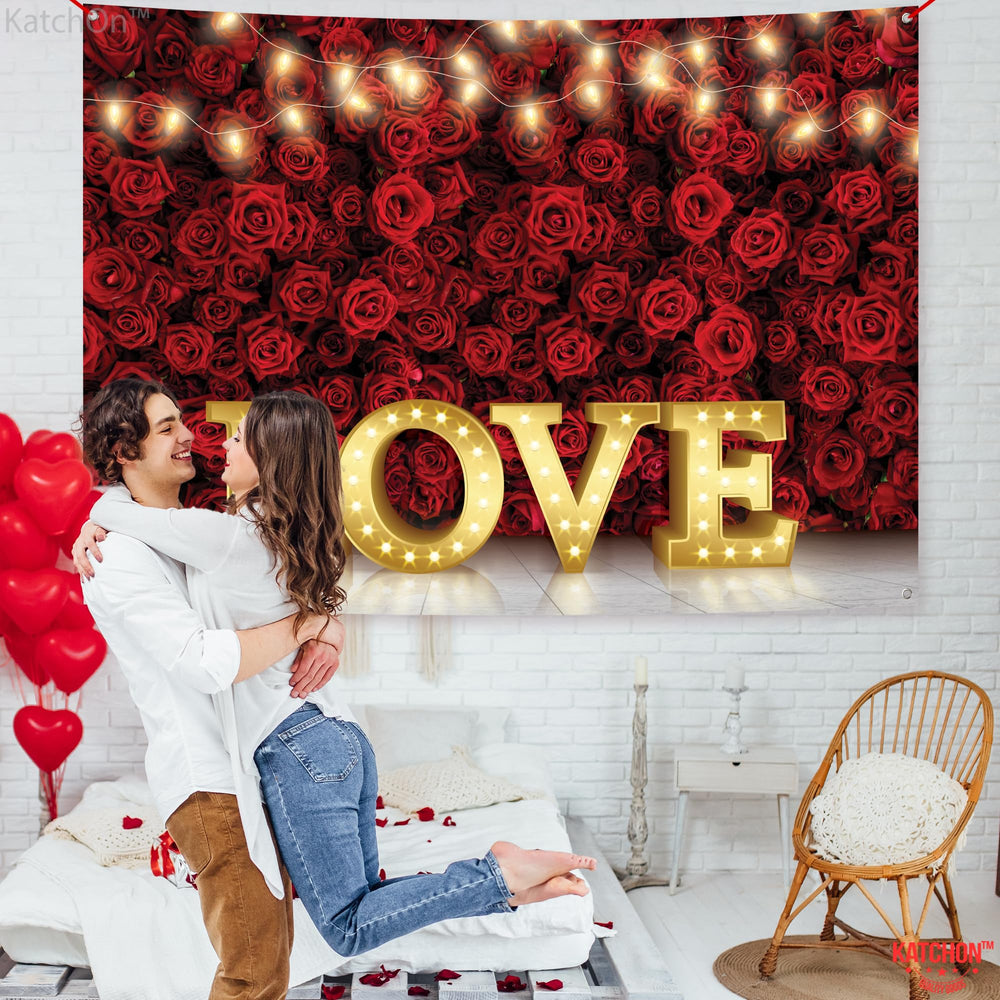 KatchOn reusable fabric banner supports versatile Valentine decor ideas