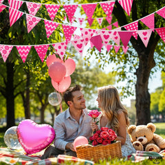 KatchOn versatile decor for indoors or outdoors capturing pink elegance.