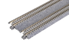 Kato UNITRACK double-track straight section highlights modern straight run