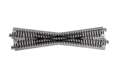 Kato UNITRACK N 186mm 15-Degree Right-Hand Crossing front view for smooth locomotive passage
