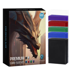 Katomula MTG sleeves with clear front and opaque back for protection