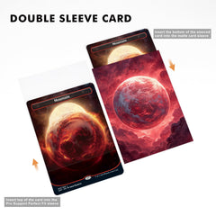 Katomula 64x89mm mini cards sleeve for small cards securely protecting during gameplay.