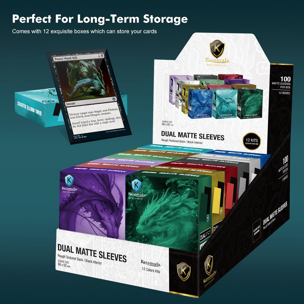 Katomula Glacier Blue packaging showcases color and quality