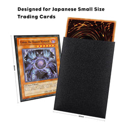 Katomula sleeves back texture in matte finish for glare-free play.