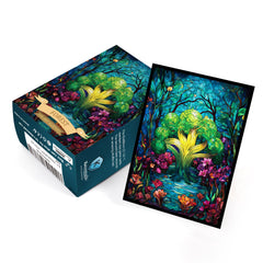 Katomula storage box keeps 100 sleeves or 70 sleeved cards organized.